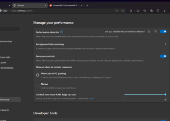 Microsoft Edge 目前正在測試一項很多用戶、遊戲玩家一定會想要的新功能