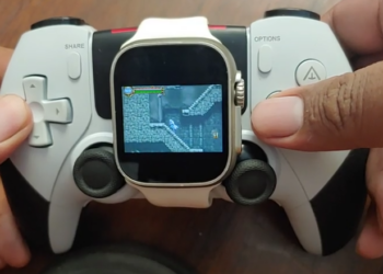 國外用戶將智慧型手錶改造成掌上遊戲機，可玩模擬器遊戲