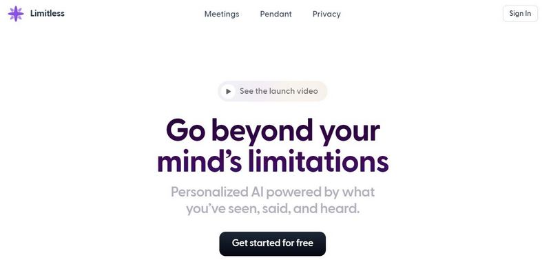 國外推出超小巧個人化 AI 穿戴設備「Limitless」，能錄音轉錄文字並總結重點 - 電腦王阿達