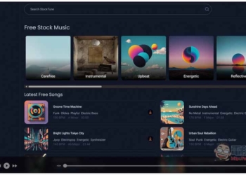Stocktune 完全免費的 AI 音樂素材庫，可用於任何用途