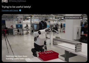 特斯拉發布人型機器人 Optimus 最新進展：目前已投入工廠進行測試