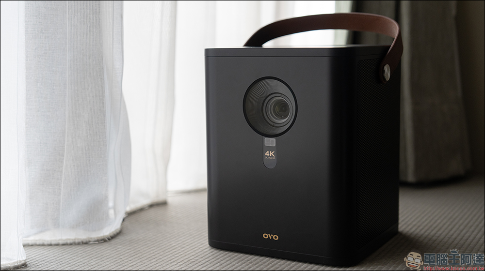OVO K9 真 4K 無框電視開箱｜4K 高畫質與超高亮度兼具智慧投影機，最大 300 吋！低延遲遊戲不卡頓、還能唱歌！ - 電腦王阿達