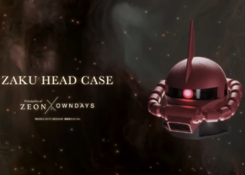 OWNDAYS 再度與『機動戰士鋼彈』聯名 推出史上最大尺寸的薩克頭型眼鏡盒 ZAKU-CASE3A