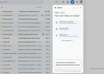 Gemini 即將加入 Gmail、文件、雲端硬碟等 Google Workspace 生產力工具中