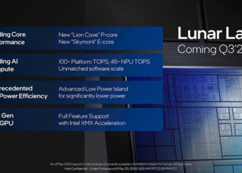 Intel 確認下一代 Lunar Lake 行動平台會在 Q3 推出，宣稱 AI 效能比高通還強