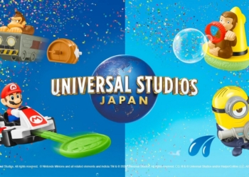 日本麥當勞將與日本環球影城合作推出共 11 款玩具，喜歡超級馬利歐、小小兵、大白鯊和侏儸紀公園的朋友們千萬不要錯過