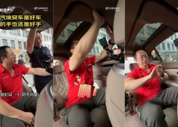 中國電動車防夾手功能翻車，360集團董事長周鴻禕慘遭夾傷