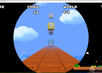 將超級瑪利歐變成第一人稱視角是怎麼的遊玩體驗? 來玩玩看 Super Mario Bros. In First Person 2.0