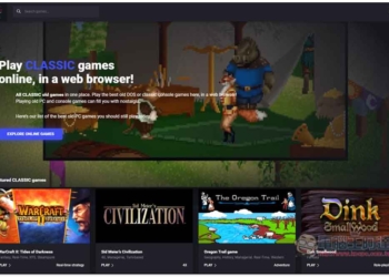 Play CLASSIC games 大量免費老 PC 遊戲用瀏覽器就能玩，無需安裝