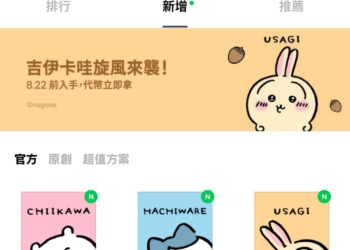 吉伊卡哇 LINE 主題上新！吉伊卡哇、小八貓、兔兔粉千萬不要錯過