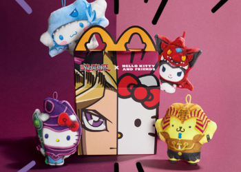 美國麥當勞與《遊戲王》和三麗鷗合作推出 9 款限量版快樂兒童餐玩具