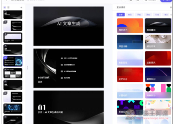 「通義 PPT」透過 AI 生成高品質的簡報檔，提供大量模版版型