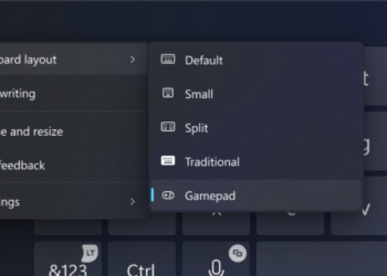 Windows 11 更友善 Xbox 遊戲搖桿打字的新版螢幕鍵盤動眼看