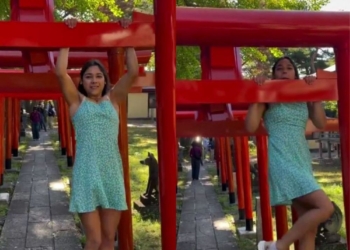 日本旅遊注意！白人女子鳥居健身影片引發爭議，恐觸犯日本刑法