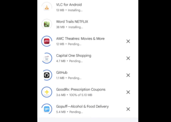 有人的 Android Play Store 應用的同時更新數居然沒有上限了！？