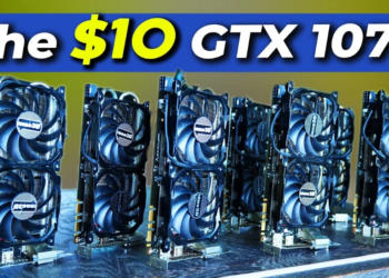 這人也太幸運！只花 100 美元從礦場買 10 張 GTX 1070 顯卡，9 張能正常運行