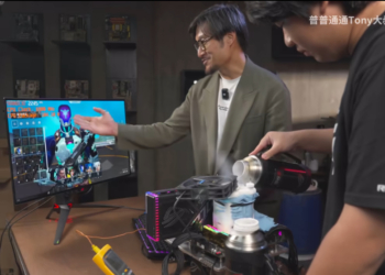 有人已經將 Ryzen 7 9800X3D 超頻到 6.9GHz，在《CS2》遊戲跑出近 1,300FPS，功耗還僅 100W