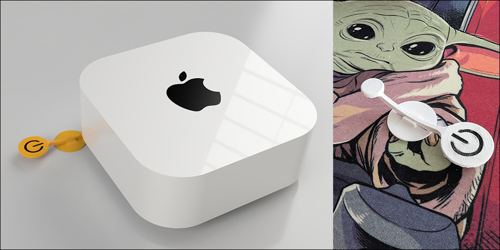 超可愛！M4 Mac mini 變身 Mac Mini PRO ，還有更多 3D 列印解決電源鍵在底部的設計方案 - 電腦王阿達