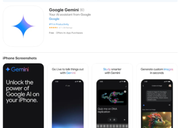Google Gemini iOS App 已悄悄亮相，Gemini Live 也能用