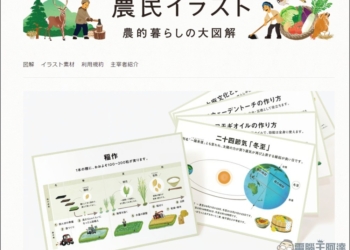 「農民イラスト」提供農民、農作物相關的日式手繪免費素材，個人、商業用途皆可