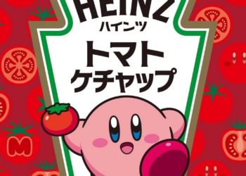 Heinz 與任天堂合作推出日本限定星之卡比聯名袋裝蕃茄醬，共九款可愛造型讓人都想收藏