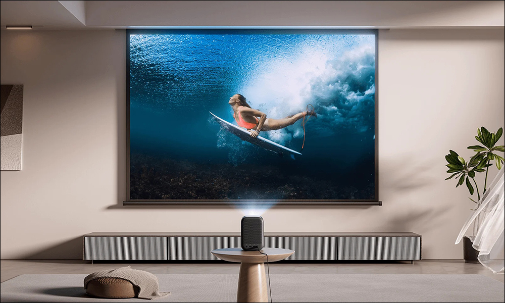 小米 Xiaomi 智慧投影機 L1 海外推出，運行 Google TV - 電腦王阿達
