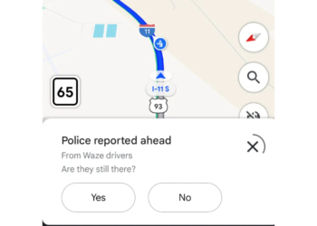 Google Maps 開始整合 Waze 警示主動提示路上車禍、報警等狀況