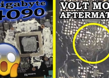 不懂超頻還是別亂嘗試！維修店家分享一張幾乎全毀的 RTX 4090，就只是為了提升 5FPS