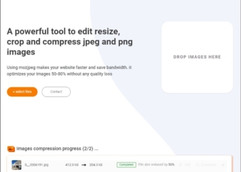 MozJpeg 標榜能無損壓縮圖片大小最高 80%，還提供編輯、剪裁、濾鏡等功能