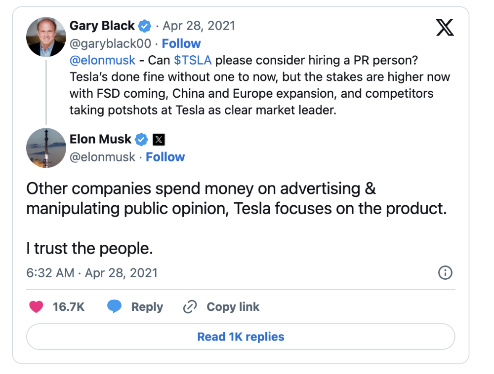 證據顯示 Tesla 似乎要默默重建媒體公關團隊 - 電腦王阿達
