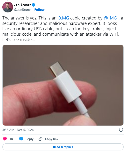買第三方 iPhone 充電線請小心，現在駭客可以輕易記錄和竊取你的手機數據 - 電腦王阿達