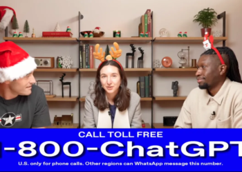 沒錯，現在直接打電話也能找 ChatGPT 聊天了