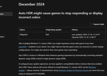 Windows 11 24H2 又出問題！會讓遊戲當掉或顏色顯示異常，微軟暫停更多 PC 更新