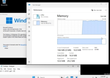 沒有極限！NTDEV 團隊成功在僅 184MB 記憶體的電腦上運行 Windows 11