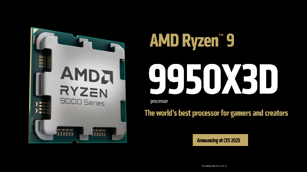 AMD Ryzen 9 9950X3D、9900X3D 正式登場，效能比 Intel 285K 還快達 64% - 電腦王阿達