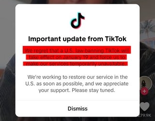TikTok禁令生效日，美國用戶無奈，川普即將上任或有新動向