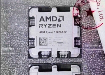 小心，現在市面上有假的 Ryzen 7 9800X3D 處理器