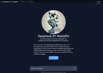 DeepSeek-R1 WebGPU 用瀏覽器就能本地運行號稱擊敗 GPT-4o、Sonnet 的 1.5B 模型