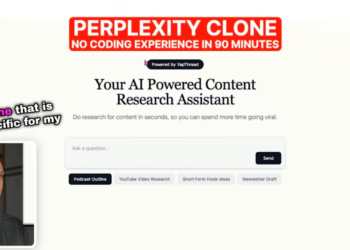 沒寫任何一行程式碼！國外高手只花 90 分鐘就利用 DeepSeek 和 Tavily 開發出類 Perplexity 的搜尋功能