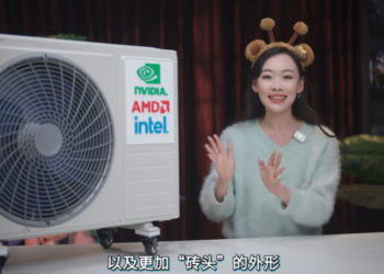 中國 UP 主用冷氣的室外機(殼)來散熱 RTX 5090，散能效果超猛