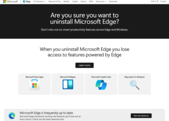 微軟官方的「如何移除 Edge 騙人網頁」引爭議，現已悄悄刪除