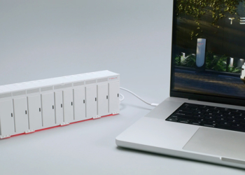 特斯拉 Tesla 1:40 Scale Megapack Charger 迷你版儲能電池登場：21000mAh 行動電源，支援 108W 快充！MacBook Pro 充電也 OK - 電腦王阿達