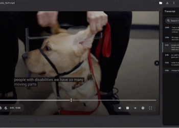 Google 雲端硬碟現在可為影片自動轉錄與增加字幕