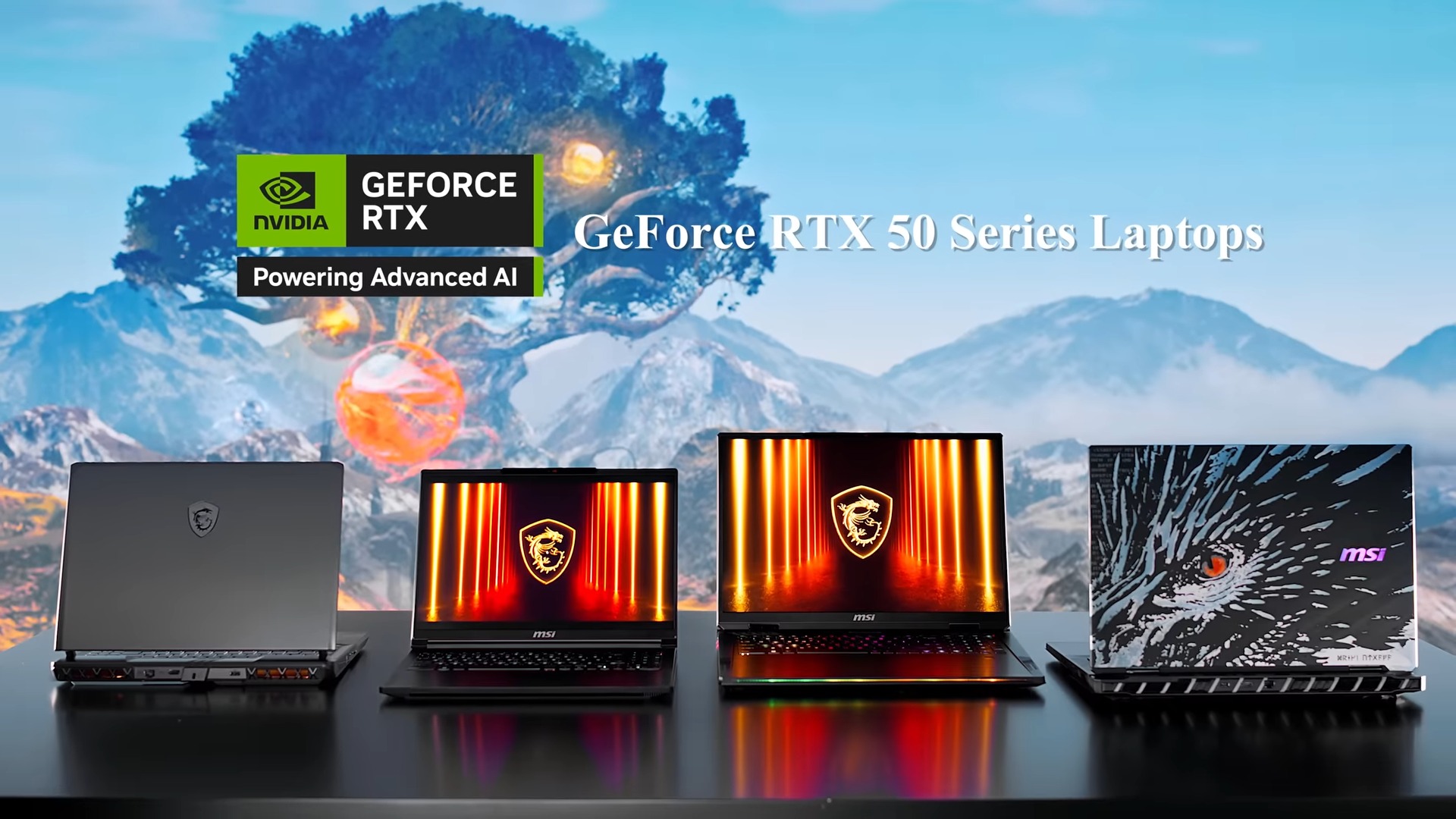 全新世代 MSI GeForce RTX 50 系列筆記型電腦發表：龍魂鍛造 制霸遊戲戰場 - 電腦王阿達