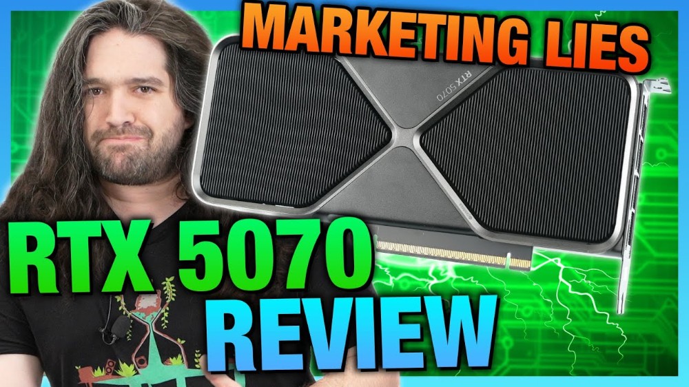 各種酸！國外評測 RTX 5070 顯卡：有史以來最糟的 70、NVIDIA 說謊 - 電腦王阿達