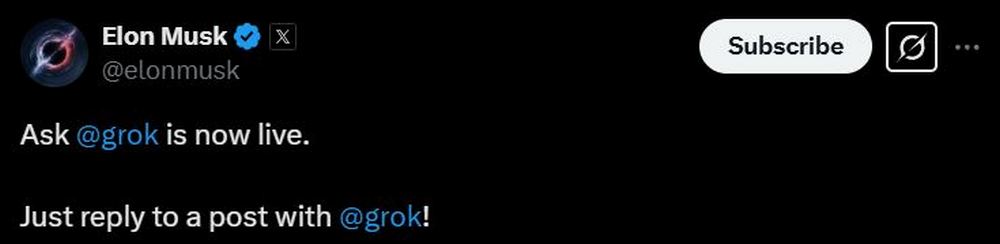 Grok 推出新功能 Ask Grok，現在可在 X 直接標記 @Grok 問問題 - 電腦王阿達