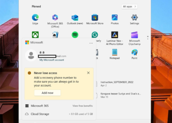 Windows 11 24H2 將發送通知，提醒利用備用 Email 保護 Microsoft 帳戶