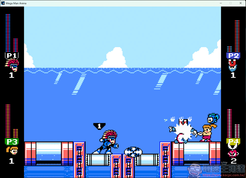 《Mega Man Arena》：粉絲自製洛克人角色大亂鬥，支援四人對戰！ - 電腦王阿達