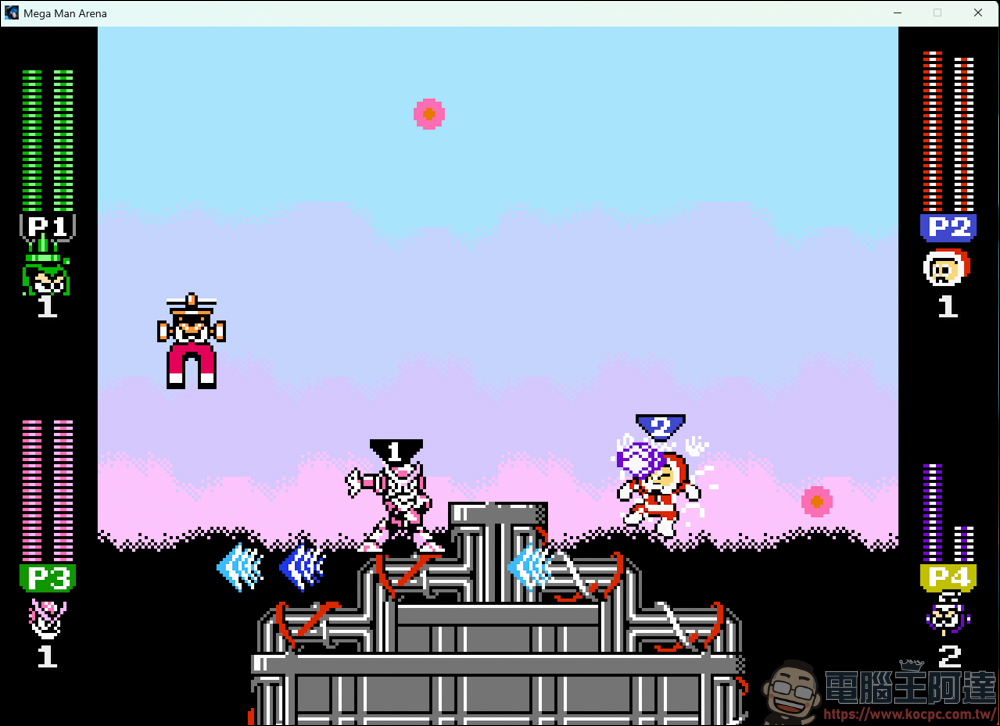 《Mega Man Arena》：粉絲自製洛克人角色大亂鬥，支援四人對戰！ - 電腦王阿達