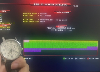 主機板 BIOS 更新竟然花超過 1 天的時間都還沒完成？想中斷都不行，只能耐心等待